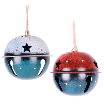 Прикраса ялинкова Lefard Метал 8х6см в асортименті - купити, ціни на WINETIME - фото 1