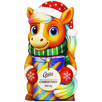 Svitoch Symbol of Year Christmas Sweets Set 502g - buy, prices for Tavria V - photo 2