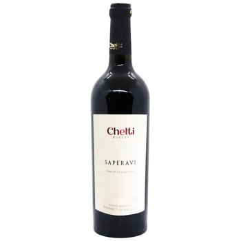 Chelti Saperavi Red Dry Wine 13% 0.75l
