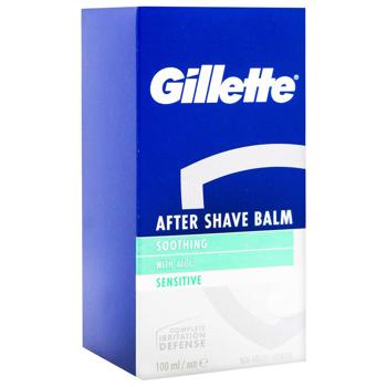 Бальзам после бритья Gillette Успокаивающий с алоэ вера 100мл - купить, цены на Идеал - фото 3
