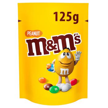 M&M's Dragee Сovered With Colored Crispy Glaze With Peanuts And Milk Chocolate 125g - buy, prices for Auchan - photo 2