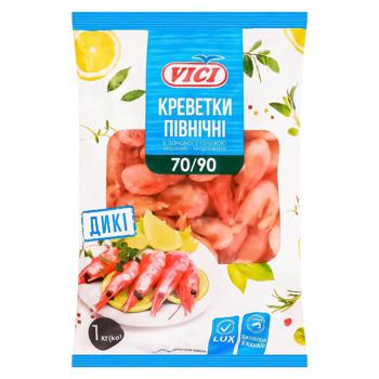 Vici Lux Boiled-Frozen Shrimps in Shell 70/90 1kg - buy, prices for Epicentr FOOD - photo 1