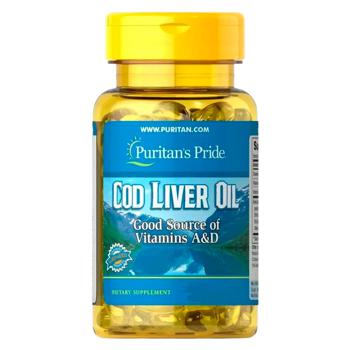 Puritan's Pride Cod Liver Oil 415mg 30 softgels - buy, prices for - photo 1