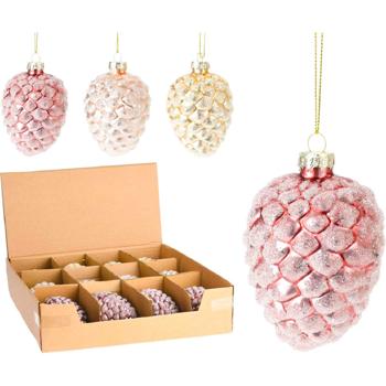 Підвіска Шишка 7х9см в асортименті