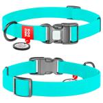 Waudog Waterproof Dog Collar with QR Passport 38-58cm/25mm Menthol