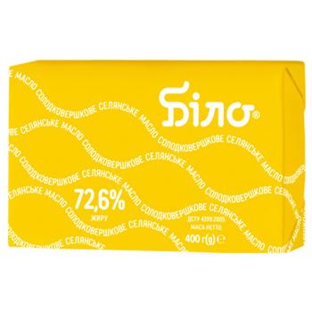 Масло Біло Селянське солодковершкове 72.6% 400г - купити, ціни на Восторг - фото 4