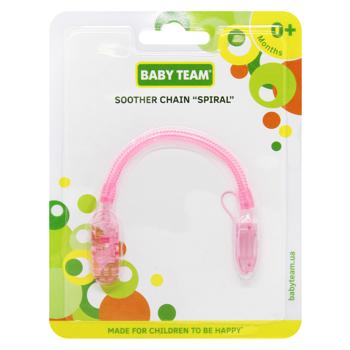 Ланцюжок для пустушки Baby Team Спіраль - купити, ціни на - фото 4