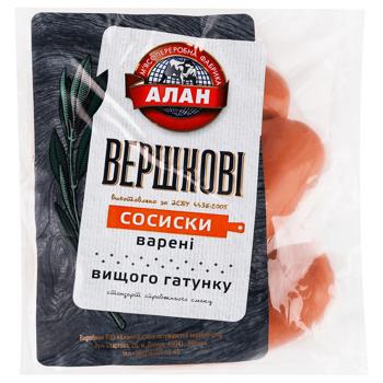 Сосиски Алан Вершкові в/ґ ваг. - купити, ціни на Таврія В - фото 1