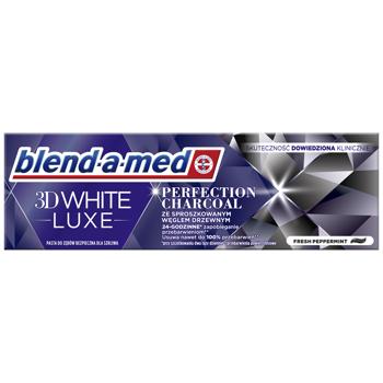 Blend-a-Med 3D White Lux Perfection Charcoal Toothpaste 75ml - buy, prices for COSMOS - photo 2