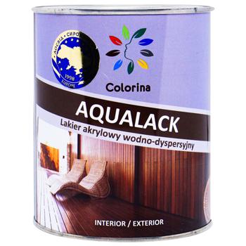 Лак Colorina Aqualack Шовковисто-матовый панельный 0,75 л