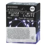 Гірлянда електрична Koopman зовнішня 3хАА 20 LED 1,1м холодний білий