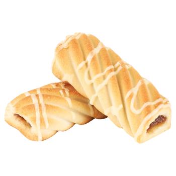 Печиво Delicia Супер-Моніка з білим декором - купити, ціни на Чудо Маркет - фото 1