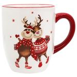 New Year's Deer Ceramic Cup 350ml