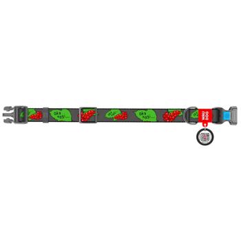 Waudog Nylon Dog Collar with QR Passport 31-49cm/25mm with Guelder Rose Pattern - buy, prices for - photo 3