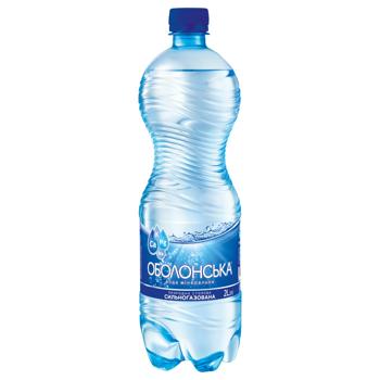 Obolonska Strongly Mineral Carbonated Water 2l - buy, prices for COSMOS - photo 1