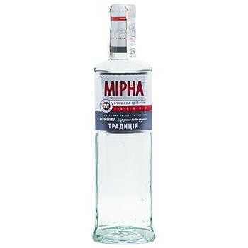Горілка Мірна Традиція 40% 0,5л - купити, ціни на Чудо Маркет - фото 1