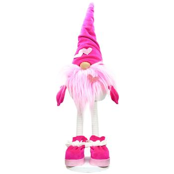 Гном Влюблённость мальчик на ножках 53см малиновый - купить, цены на Чудо Маркет - фото 1