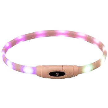 Trixie Flash Light Ring USB нашийник для собак XS–XL 65 см х 16 мм - різнокольоровий - купити, ціни на MasterZoo - фото 2
