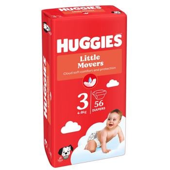 Подгузники Huggies Ultra Comfort 3 4-9кг 56шт - купить, цены на NOVUS - фото 2