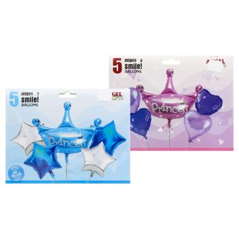 Шарик воздушный Angel Gifts Princess 5шт - купить, цены на За Раз - фото 1
