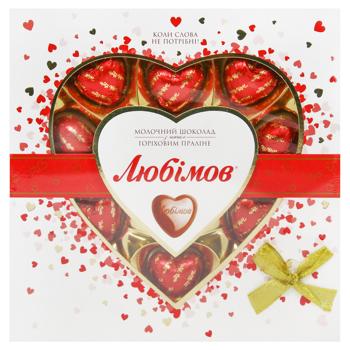 Lyubimov Candies with Nut Praline in Milk Chocolate 108g - buy, prices for Epicentr FOOD - photo 2
