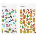 New Year's Stickers 14*25cm P123 in Assortment