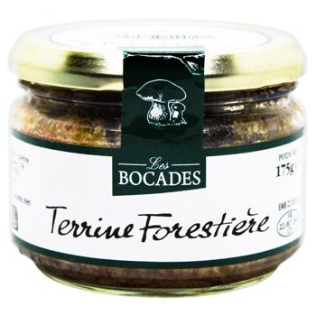Les Bocades Pork with Mushrooms Terrine 175g - buy, prices for WINETIME - photo 1