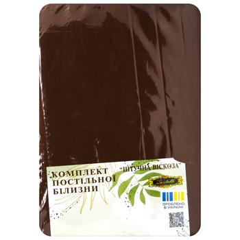 Комплект постільної білизни Zastelli Штучна віскоза 145х210см - купити, ціни на Auchan - фото 3