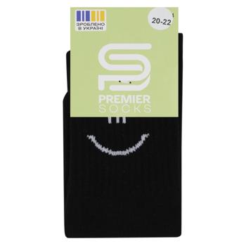 Шкарпетки дитячі Premier Socks Hi-Bye високі р.16-22 чорний