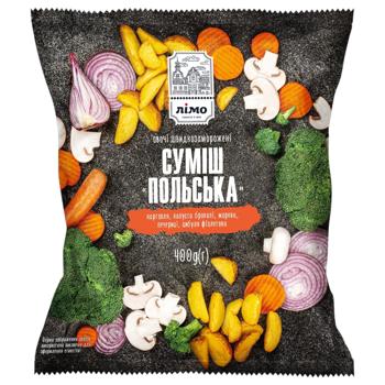 Смесь овощная Лимо Польская замороженная 400г - купить, цены на ЕКО Маркет - фото 1