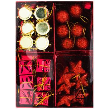 Tarrington House Set of Christmas Tree Ornament Balls 24pcs in assortment - buy, prices for - photo 3