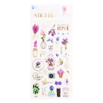 Zed Flowers Decorative Stickers 10х22cm in Assortment - buy, prices for EKO Market - photo 3