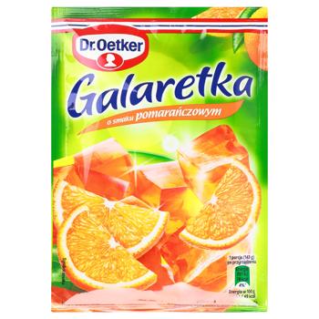 Желе Dr.Oetker Galaretka со вкусом апельсина 72г - купить, цены на КОСМОС - фото 1