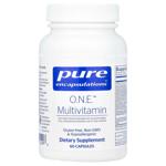 Мультивітаміни і мінерали, ONE Multivitamin, Pure Encapsulations, 1 в день, 60 капсул
