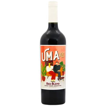 Вино Uma Wine Bar Red Blend червоне сухе 13% 0,75л - купити, ціни на WINETIME - фото 1