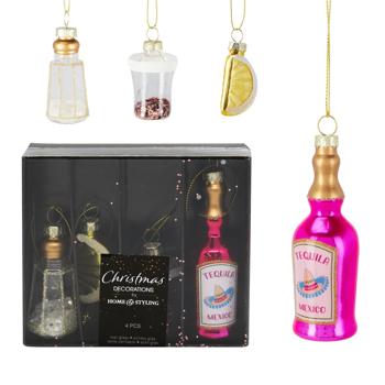 Украшения елочные Koopman Набор для текилы 4шт - купить, цены на - фото 2