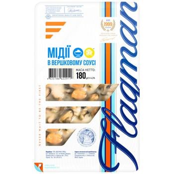 Flagman Mussels in Creamy Sauce 180g - buy, prices for Auchan - photo 1