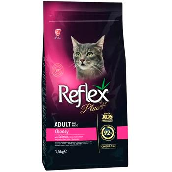 Reflex Plus Adult Choosy Dry Food with Salmon for Picky Cats 1.5kg