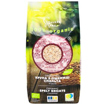 Крупа Galeks-Agro из пшеницы спельты резаная органическая 400г - купить, цены на WINETIME - фото 3