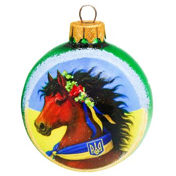 Шар ёлочный АСК Символ года стеклянный с рисунком 6,5см в ассортименте - купить, цены на - фото 6