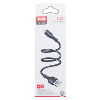 Кабель Xo Micro USB 2.4A 1м - купити, ціни на Auchan - фото 2