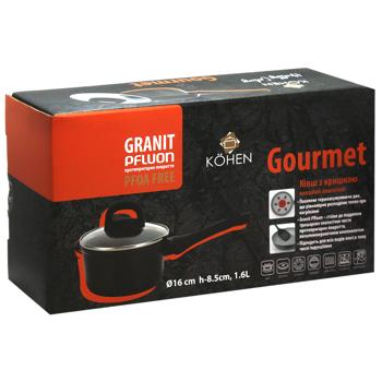 Каструля Kohen Gourmet з кришкою 1,6л - купити, ціни на ULTRAMARKET - фото 5