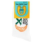 Шкарпетки унісекс Krazy Sox високі р.25-27 білий