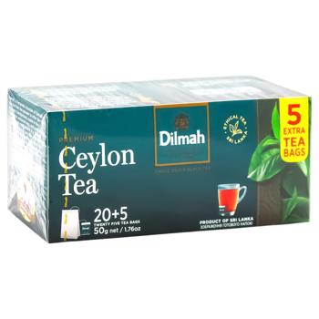 Dilmah Premium Ceylon Black Tea 2g*25pcs - buy, prices for Chudo Market - photo 2