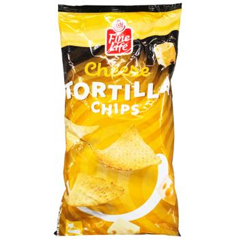 Fine Life Tortilla Cheese Corn Chips 200g - buy, prices for METRO - photo 1