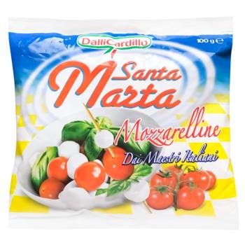 Сир DalliCarillo Santa Marta Моцарелла 17% 100г - купити, ціни на NOVUS - фото 2