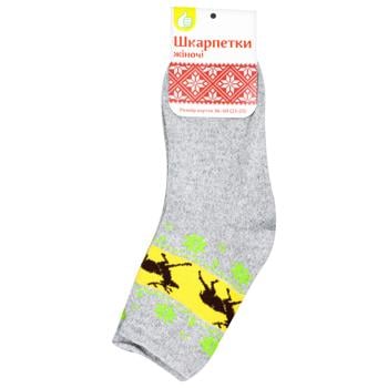 Auchan Deer Terry Women's Socks s.23-25 - buy, prices for Auchan - photo 1