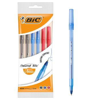 Набор ручек BIC Round Stic шариковые 6шт - купить, цены на КОСМОС - фото 2