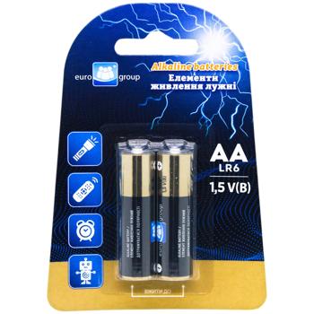 Eurogroup Batteries AA LR6 2pc - buy, prices for Tavria V - photo 1