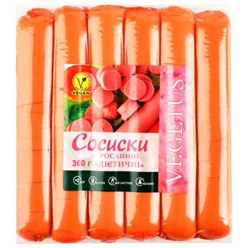 Vegetus Diet Gluten-free Vegetable Sausages 360g - buy, prices for Vostorg - photo 1